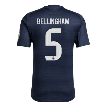 BELLINGHAM #5 Αυθεντική Φανέλα Ποδοσφαίρου Ρεάλ Μαδρίτης Εκτός έδρας 2025/26