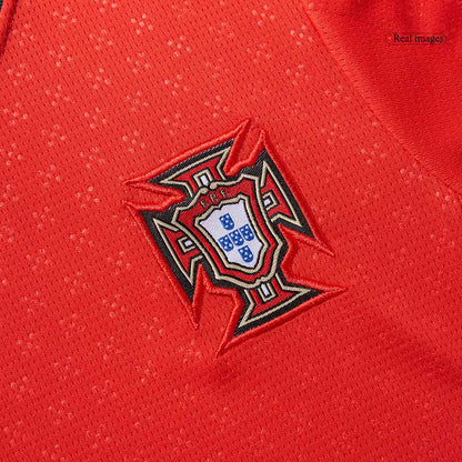 Kid's Portugal Home Soccer Jersey Kit(Jersey+Shorts) 2025 Red