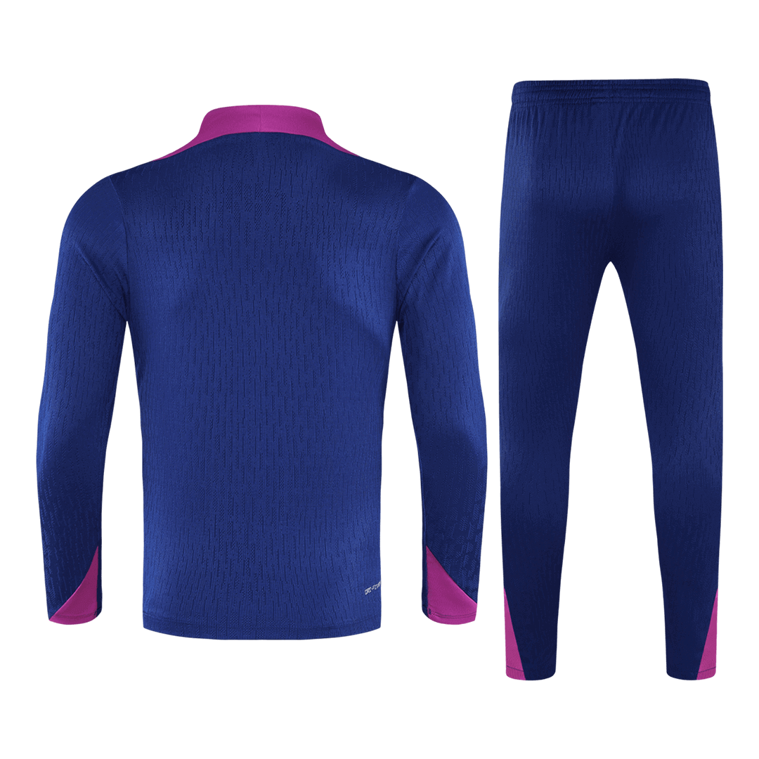 Barcelona 1/4 Zip Tracksuit 2025/26 Kids Navy