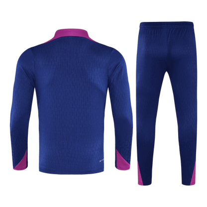Barcelona 1/4 Zip Tracksuit 2025/26 Kids Navy