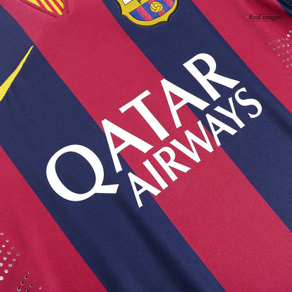 SUAREZ #9 Ρετρό φανέλα Barcelona για εντός έδρας ποδόσφαιρο 2014/15