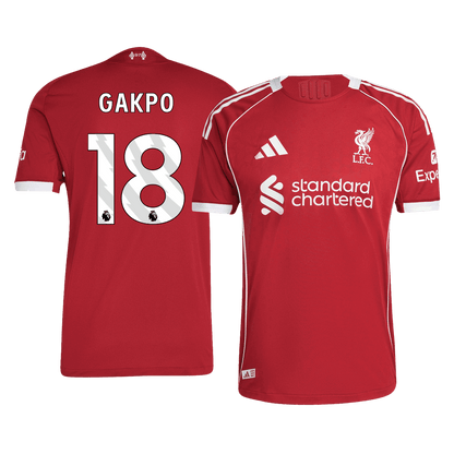 Λίβερπουλ φανέλα Εντός 2025/26 GAKPO #18 - Match Version