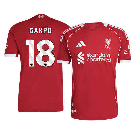 Λίβερπουλ φανέλα Εντός 2025/26 GAKPO #18 - Match Version