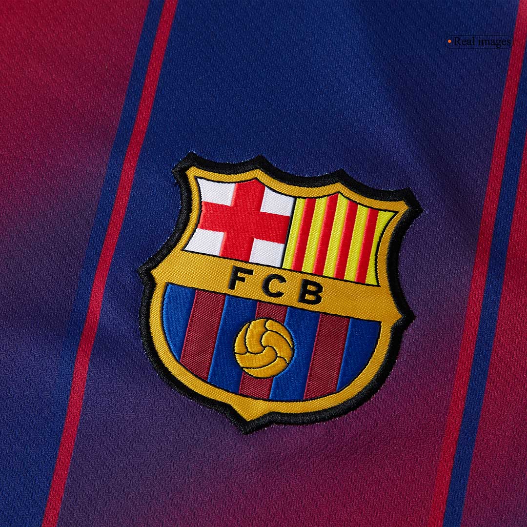 F.DE JONG #21 Barcelona Home Soccer Jersey 2025/26 -UCL