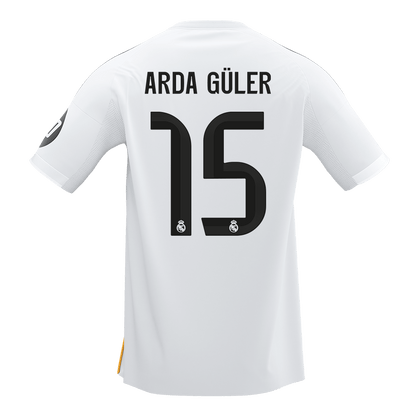 ARDA GÜLER #15 Real Madrid Home Soccer Jersey 2025/26