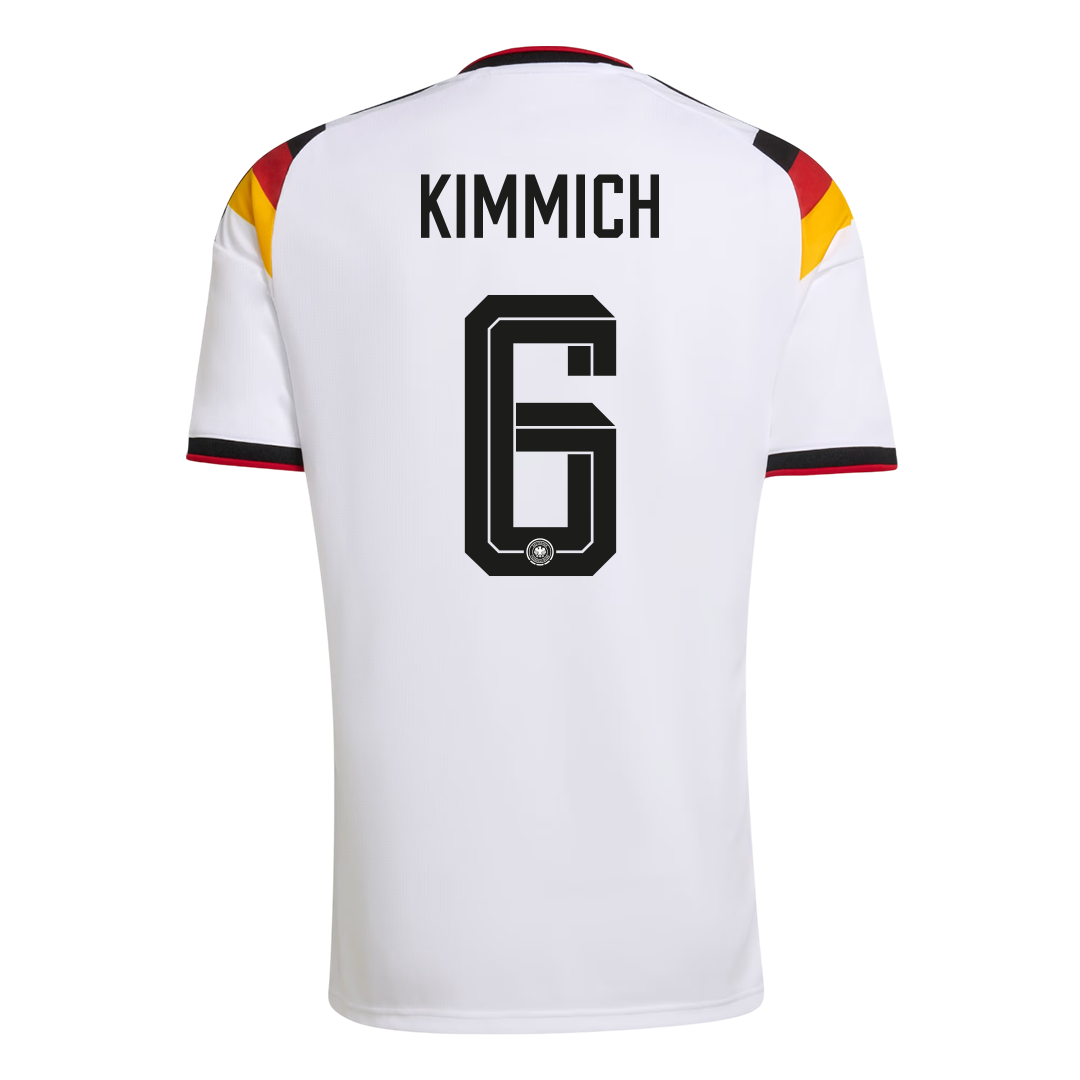 KIMMICH #6 Φανέλα ποδοσφαίρου Γερμανίας Αρχική σελίδα Προσαρμοσμένη φανέλα Παγκόσμιο Κύπελλο 2026