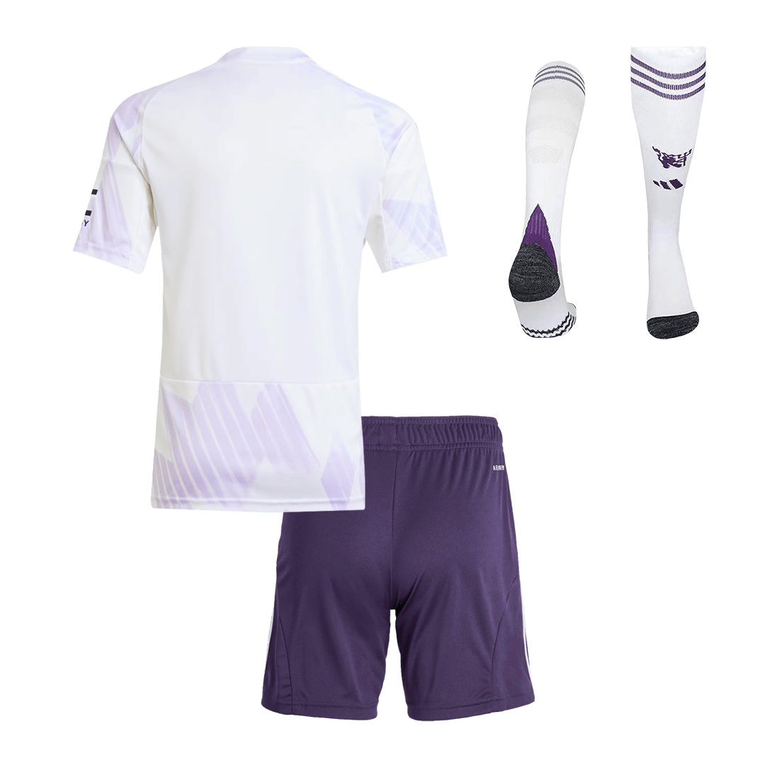 Manchester United Away Kids Soccer Jerseys Full Kit 2025/26