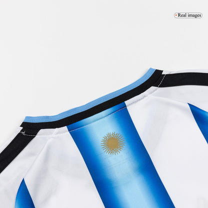 Argentina Home World Cup Kids Soccer Jerseys Full Kit 2025/26
