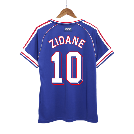 Ρετρό φανέλα με το Νο 10, ZIDANE, εντός έδρας Γαλλίας 1998