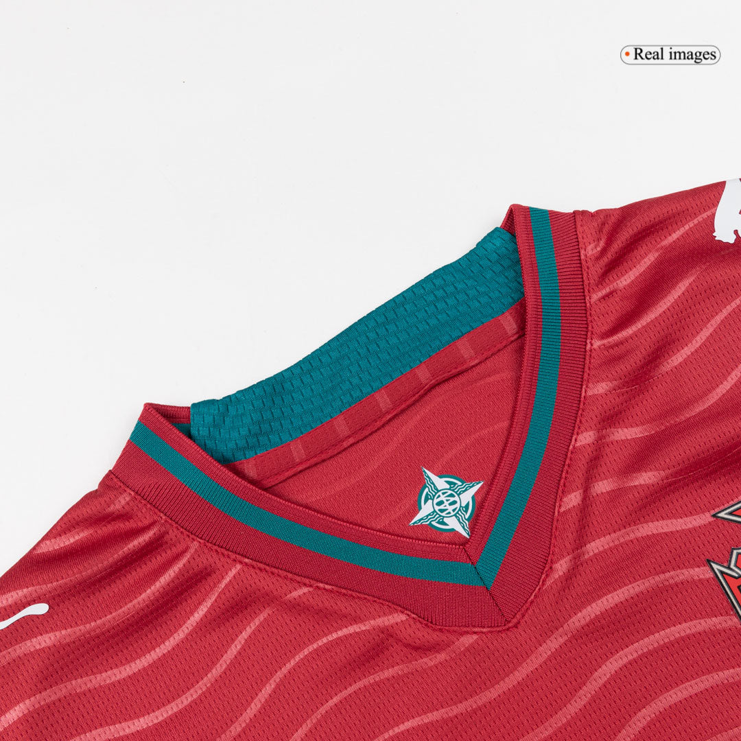 Portugal Home World Cup Kids Soccer Jerseys Kit 2026