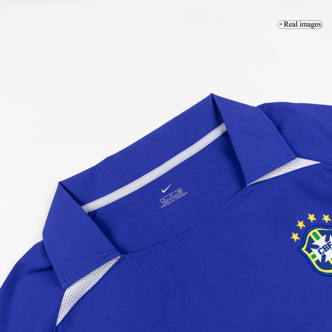 Retro Soccer Jersey Brazil Away 2002