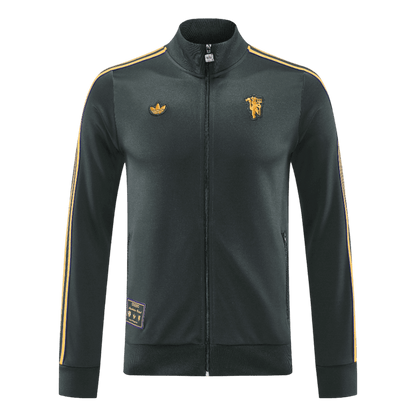 Manchester United Jacket Tracksuit 2025/26 Black