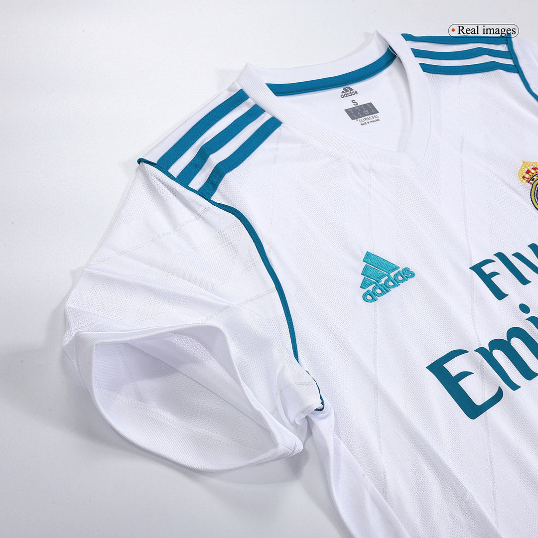 Real Madrid Retro Jersey Home Soccer Shirt 2017/18 