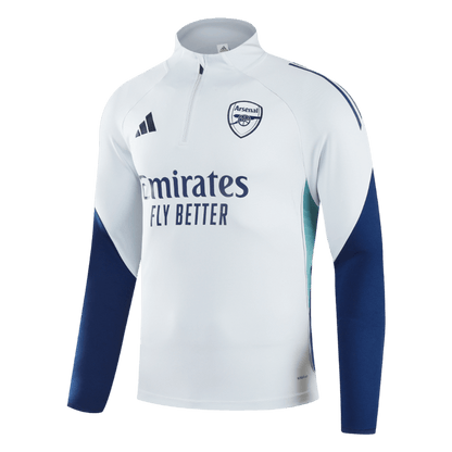 Arsenal 1/4 Zip Tracksuit 2025/26 White