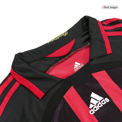 RONALDO #99 AC Milan Home Retro Long Sleeve Soccer Jersey 2006/07