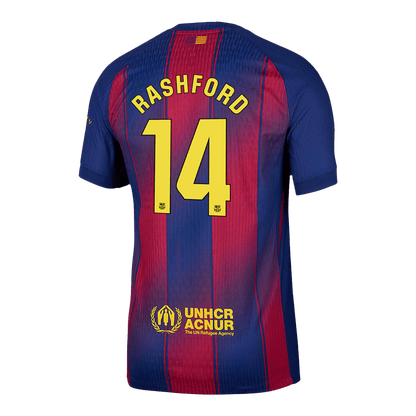 RASHFORD #14 Αυθεντική Φανέλα Ποδοσφαίρου Barcelona Home 2025/26
