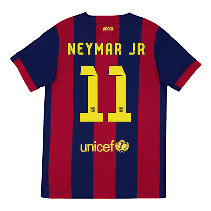 Μπαρτσελόνα Ρετρό φανέλα Εντός 2014/15 NEYMAR JR #11