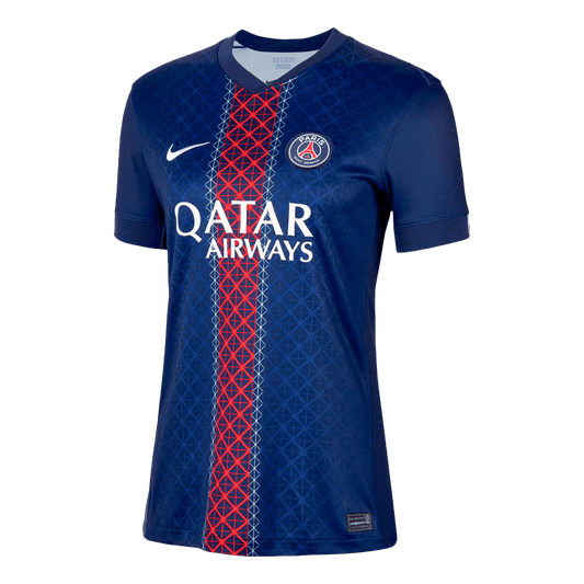 Γυναικεία ποδοσφαιρική φανέλα PSG εντός έδρας 25/26 μπλε σκούρο
