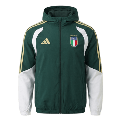 Italy Hoodie Training Tracksuit Kit(Top+Pants) 2026 Green