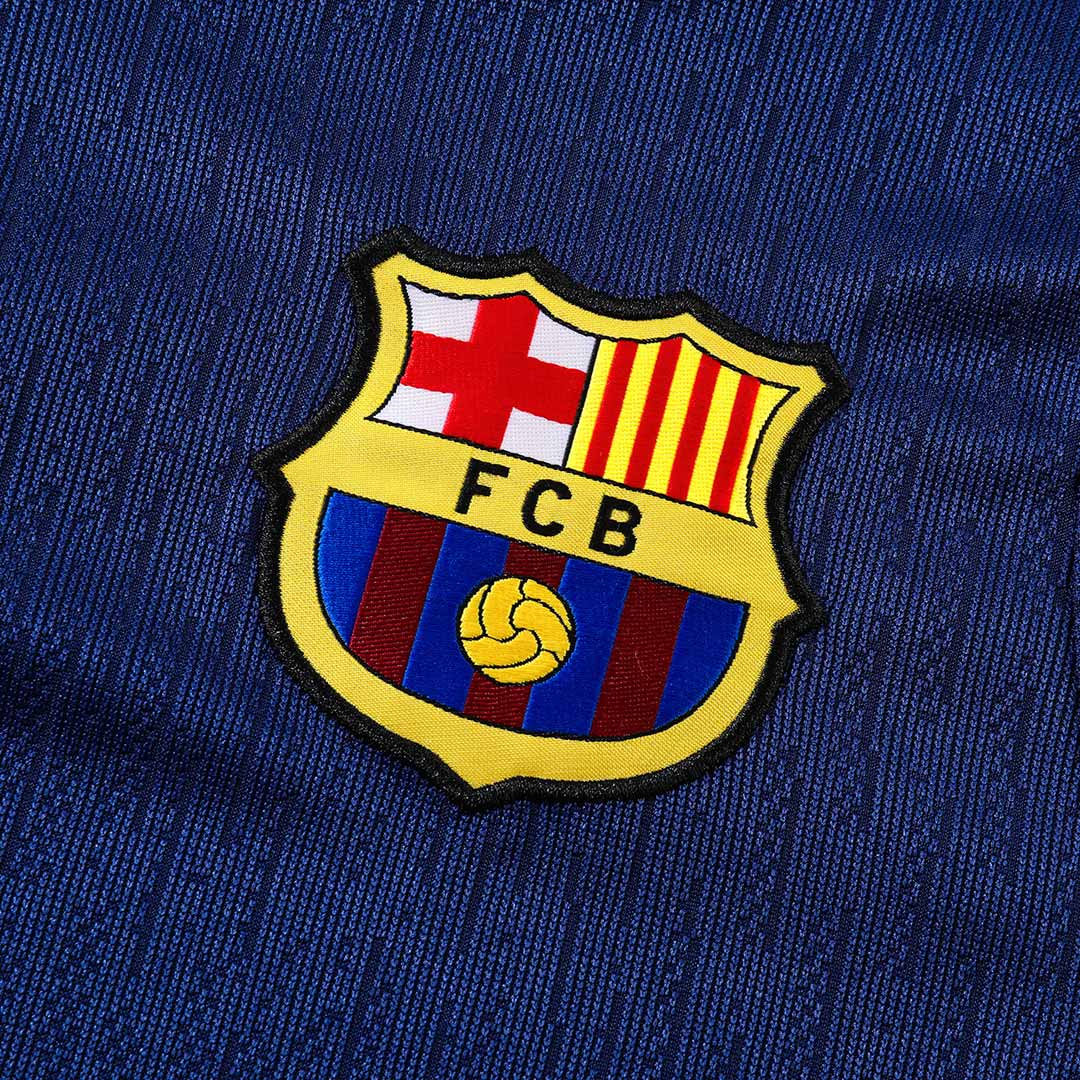 Barcelona 1/4 Zip Tracksuit 2025/26 Kids Navy