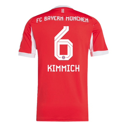 Bayern Munich Jersey Custom KIMMICH #6 Soccer Jersey Home 2025/26