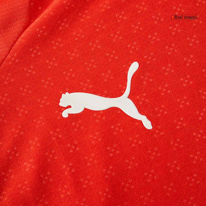 Authentic  RONALDO #7 Portugal Home Soccer Jersey 2025 Red