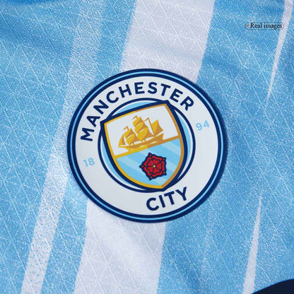 HAALAND #9 Authentic Manchester City Home Soccer Jersey 2025/26 Blue Jersey - Club World Cup