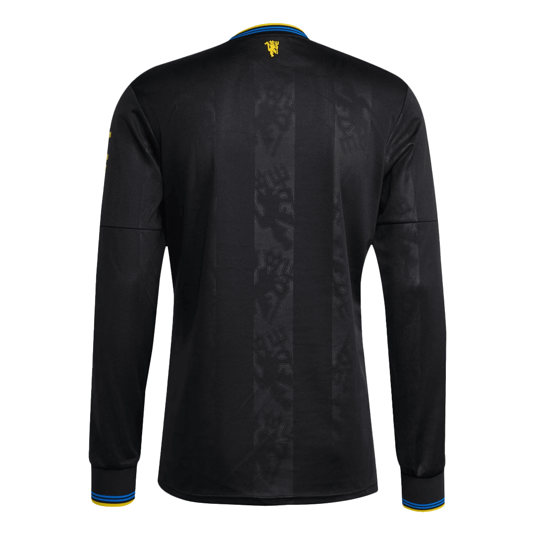 Manchester United Third Away Long Sleeve Soccer Jersey 2025/26