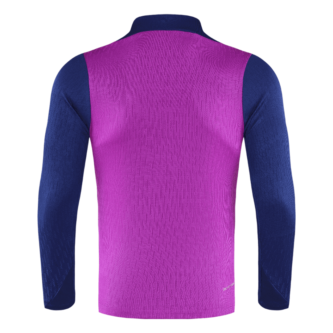 Barcelona 1/4 Zip Tracksuit 2025/26 Purple