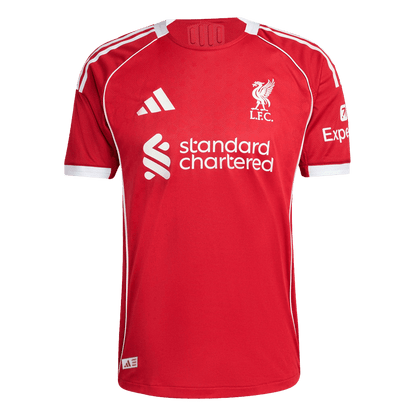 M.SALAH #11 Liverpool Αυθεντική Εντός Έδρας Ποδοσφαιρική Φανέλα 2025/26