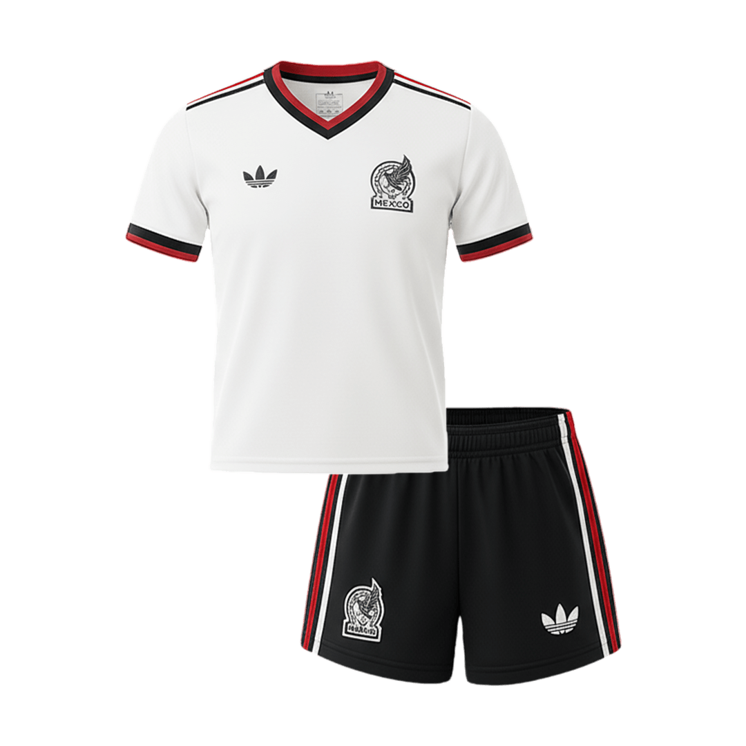 Mexico Away World Cup Kids Soccer Jerseys Kit 2026