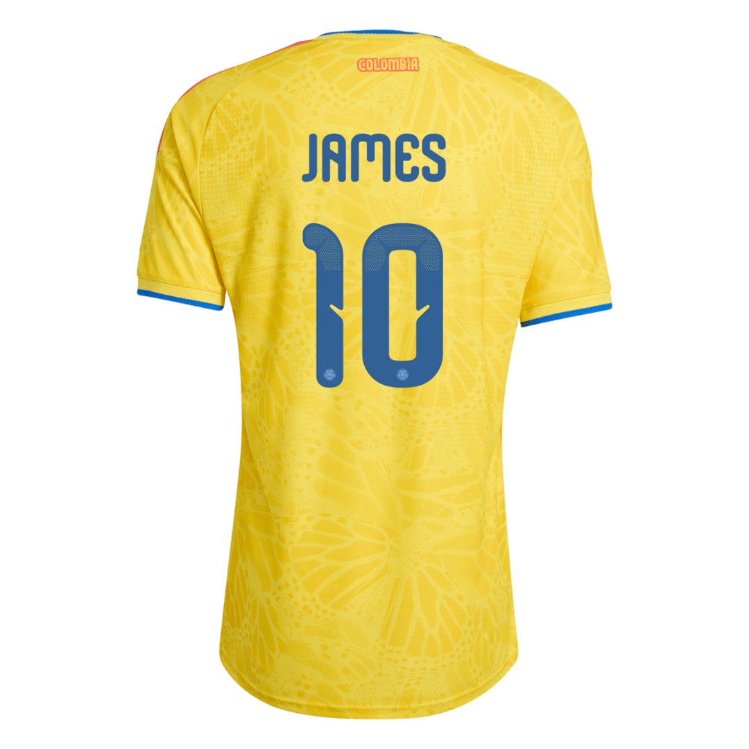 Κολομβία JAMES #10 Αρχική σελίδα Προσαρμοσμένη έκδοση παίκτη Φανέλα ποδοσφαίρου Παγκόσμιο Κύπελλο 2026