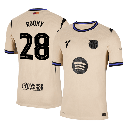 ROONY #28 Barcelona Away Player Version Jersey 2025/26 - UCL
