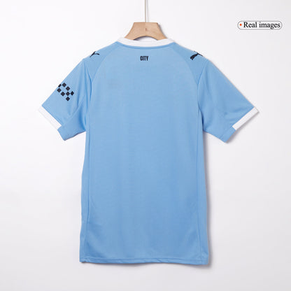 HAALAND #9 Manchester City Home Soccer Jersey 2025/26 Blue