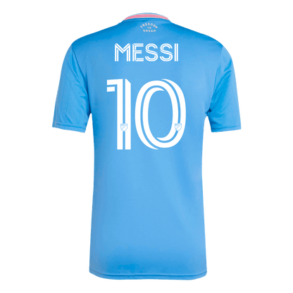 Inter Miami CF MESSI #10 Τρίτη Εκτός Έδρας Φανέλα Ποδοσφαίρου 2025