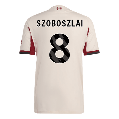 SZOBOSZLAI #8 Liverpool Away Authentic Soccer Jersey 2025/26