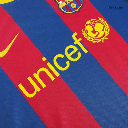 MESSI #10 Ρετρό φανέλα Barcelona για εντός έδρας ποδόσφαιρο 2010/11