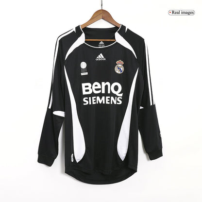 Retro Jersey ERGIO RAMOS #4 Real Madrid Retro Jersey Away Soccer Shirt 2006/07